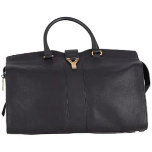 Yves Saint Laurent Vintage, Tweedehands leren handtassen Zwart, Dames, Maat:ONE Size