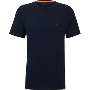 Hugo Boss, Tops, Heren, Blauw, 2Xl, Korte Mouw T-shirt