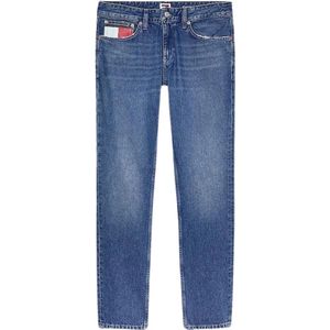 Tommy Hilfiger, Jeans, Heren, Blauw, W31, Denim, Slim Fit Faded Denim Jeans