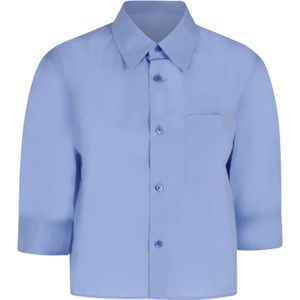 Marni, Blouses & Shirts, Dames, Blauw, L, Katoen, Shirts