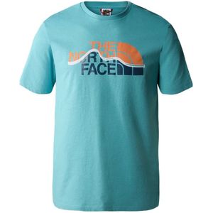 The North Face, T-Shirts Blauw, Heren, Maat:S