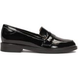 Kazar, Schoenen, Dames, Zwart, 39 EU, Leer, Dames gelakte loafers