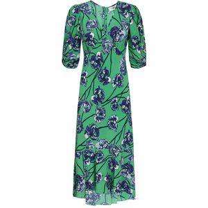 Diane Von Furstenberg, Midi Kleedjes Groen, Dames, Maat:S