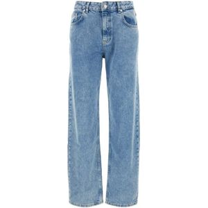 Moschino, Jeans, Dames, Blauw, W26, Denim, Klassieke Denim Jeans