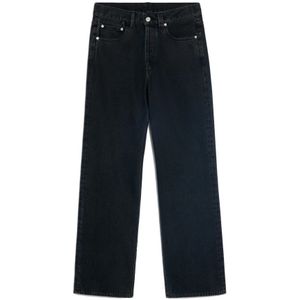 Jacquemus, Jeans, Heren, Zwart, W31, Katoen, Zwarte Straight Leg Jeans