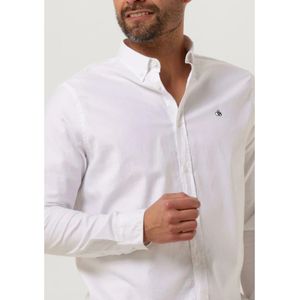 Scotch & Soda, Overhemden, Heren, Wit, L, Essentials Oxford Regular Fit Overhemd