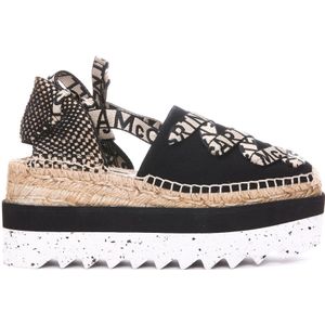 Stella McCartney, Espadrilles Zwart, Dames, Maat:36 EU