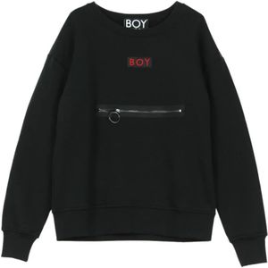 BOY London, Sweatshirts & Hoodies, Heren, Zwart, S, Grosgrain zweet klim sweatshirt