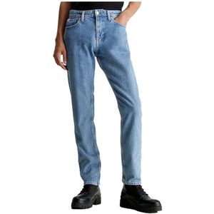 Calvin Klein Jeans, Jeans, Heren, Blauw, W31 L34, Denim, Jeans Authentiek Recht