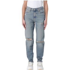 Calvin Klein, Jeans, Dames, Blauw, W30, Straight Jeans