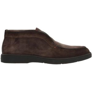 Santoni, Schoenen, Heren, Bruin, 41 EU, Suède, Bruine Suède Desert Boots