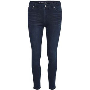 My Essential Wardrobe, Jeans, Dames, Blauw, W35 L28, Katoen, Chic Slim-fit Jeans