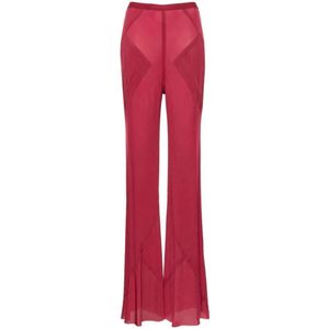 Rick Owens, Kersen Bias Broek Rood, Dames, Maat:S