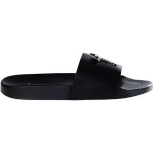 Giuseppe Zanotti, Schoenen, Dames, Zwart, 35 EU, Zwarte Leren Slippers