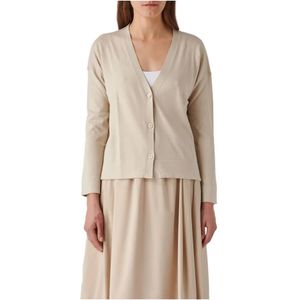 Gran Sasso, Cardigans Beige, Dames, Maat:L