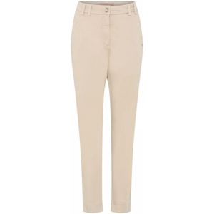 Gustav, Broeken, Dames, Beige, 3Xl, Katoen, Klassieke Chino Broek Beige