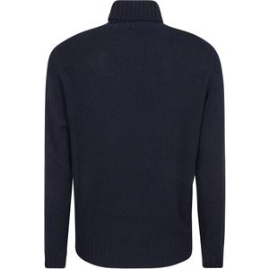 Filippo De Laurentiis, Truien, Heren, Blauw, 3Xl, Wol, Navy Wol Kasjmier Coltrui