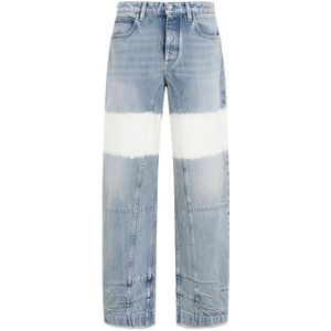 Jil Sander, Jeans, Dames, Blauw, S, Katoen, Straight Jeans