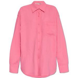 Stella McCartney, Blouses & Shirts, Dames, Roze, M, Oversized shirt