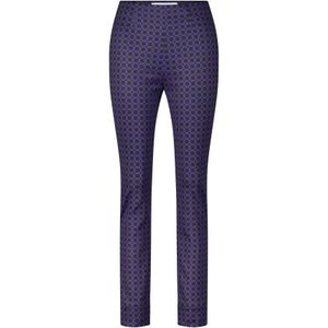 Raffaello Rossi, Broeken, Dames, Paars, M, Gestreepte Slim Fit Broek