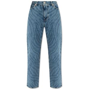 PS By Paul Smith, Jeans met rechte pijpen Blauw, Dames, Maat:W28