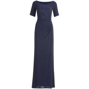 vera mont, Kleedjes, Dames, Blauw, L, Polyester, Maxi Jurken