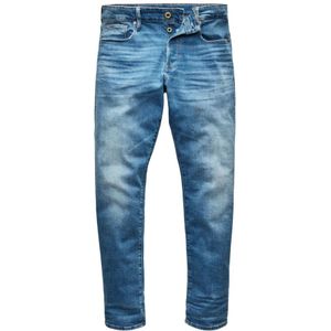 G-star, Jeans, Heren, Blauw, W29 L32, Denim, Jeans- G-Star 3301 Azure Straight Tapered