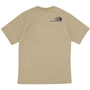 The North Face, Vintage 1966 Tee Khaki Stone Groen, Heren, Maat:S