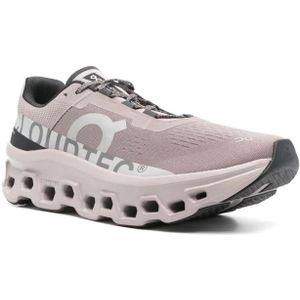 On Running, Schoenen, Heren, Grijs, 42 1/2 EU, Leer, Cloudmonster Manden in Taupe Grijs