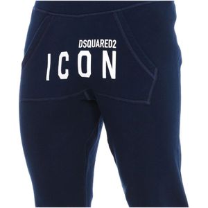 Dsquared2, Broeken, Heren, Blauw, L, Katoen, Outdoor Broeken