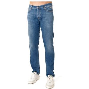 Roy Roger's, Jeans, Heren, Blauw, W36, Katoen, Vintage Slim Fit Jeans Blauw