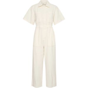 Soaked in Luxury, Jumpsuits & Playsuits, Dames, Beige, L, Denim, Donkerblauwe Denim Cropped Jack