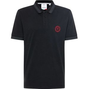 Carlo Colucci, Tops, Heren, Zwart, 2Xl, Tijdloze Polo Shirts voor Heren