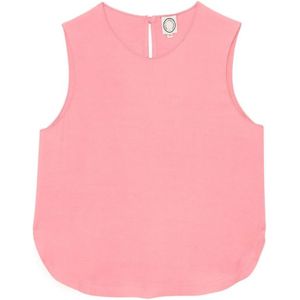 Ines De La Fressange Paris, Roze Mouwloze Blouse Romantische Stijl Roze, Dames, Maat:S