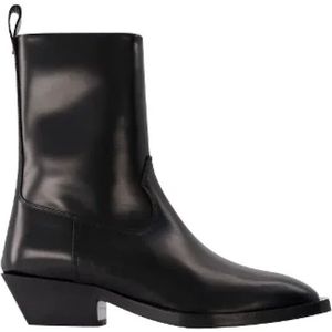 aeyde, Schoenen, Dames, Zwart, 40 EU, Leer, Leather boots