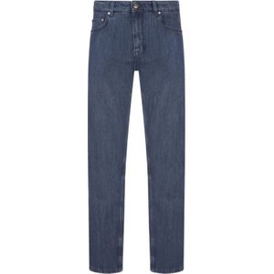 Etro, Jeans, Heren, Blauw, W32, Denim, Slim-Fit Blauwe Denim Jeans