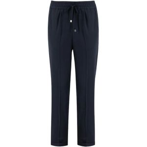 Kiton, Klassieke Broek Blauw, Dames, Maat:S