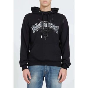 John Richmond, Sweatshirts & Hoodies, Heren, Zwart, L, Heren Sweatshirt