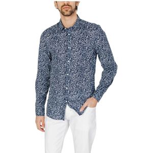 Antony Morato, Overhemden, Heren, Veelkleurig, M, Katoen, Heren Lange Mouwen Shirt Lente/Zomer Collectie