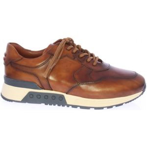 Greve, Schoenen, Heren, Bruin, 41 EU, Leer, Comfort Cognac Herenschoenen