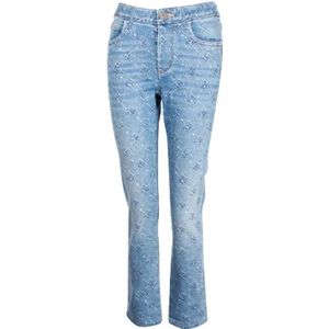 Chanel Vintage, Pre-owned Cotton jeans Blauw, Dames, Maat:S