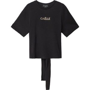 Gaëlle Paris, Tops, Dames, Zwart, M, Korte Mouw T-shirt