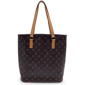 Louis Vuitton Vintage, Pre-owned, Dames, Bruin, ONE Size, Pre-owned Leather totes