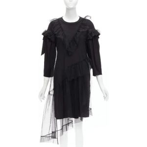 Simone Rocha Pre-owned, Pre-owned, Dames, Zwart, S, Katoen, Pre-owned Cotton dresses
