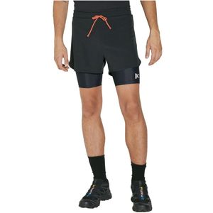(Di)vision, Korte broeken, Heren, Zwart, L, Polyester, Gelaagde zakken trail shorts