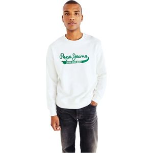 Pepe Jeans, Sweatshirts & Hoodies, Heren, Wit, L, ROI Hoodie