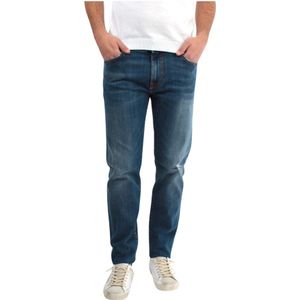 Roy Roger's, Jeans, Heren, Blauw, W32, Katoen, Blauwe Jeans Slim Fit