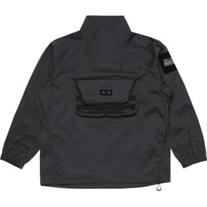 Oakley, Zwarte jas met DWR-stof Zwart, Heren, Maat:XL
