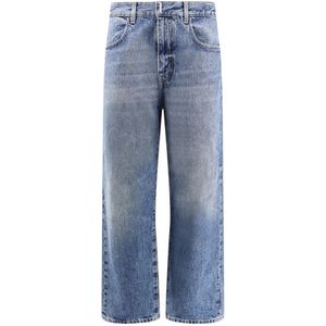 Givenchy, Jeans, Heren, Blauw, W30, Denim, Denim jeans met metalen 4G detail