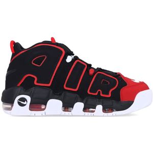 Nike, Zwarte Air More Uptempo 96 Sneakers Veelkleurig, Heren, Maat:38 1/2 EU